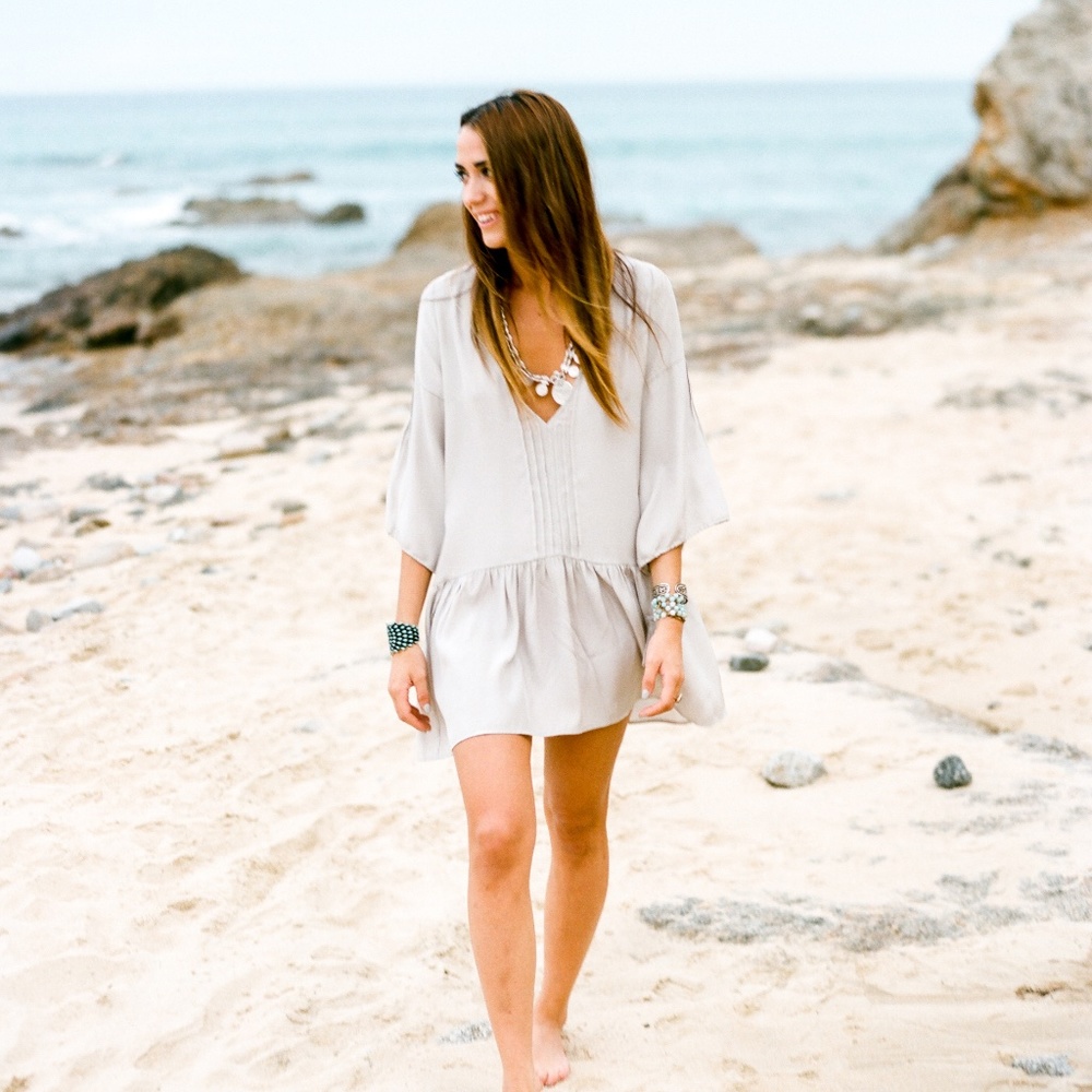 For Love & Lemons Monterey Satin Dress